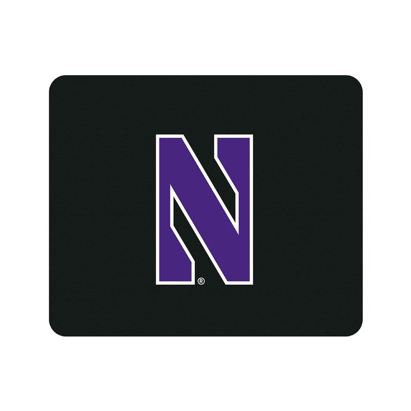 OTM Essentials Mouse Pad, Fabric, Northwestern University Standard/Classic Black - Image 1